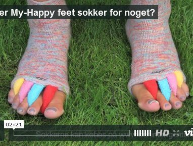 Få glade fødder med My-Happy Feet sokker
